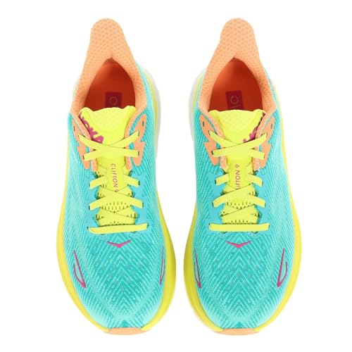 1127896 HOKA ONE ONE WOMEN'S LOW-TOP SNEAKERS CERAMIC EVENING PRIMROSE SIZE 6 Like New