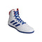 ADIDAS MEN'S MAT WIZARD 4 WRESTLING SHOE - SIZE: MEN 8.5 - WHITE/ROYAL/RED - Like New