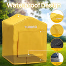 TURBRO Heated Cat House Outdoor Insulated Weatherproof Iron Shelter CH17A YELLOW Like New