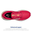 BROOKS WOMEN’S ADRENALINE GTS 23 SUPPORTIVE SHOE-RASPBERRY/PAPAYA/BLUE -SIZE 8.5 - Like New