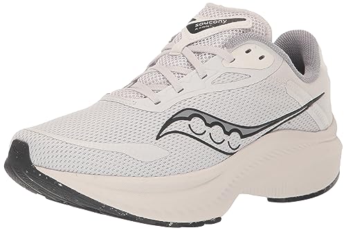 SAUCONY WOMEN'S AXON 3 SNEAKER - SIZE 11 - FOG/BLACK Like New