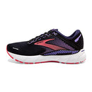 Brooks Women's Adrenaline GTS 22 Supportive Running Shoe Black/Purple Size 8.5 - Like New