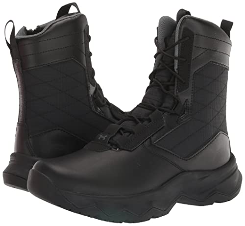 3024949 Under Armour Men's Stellar G2 Side Zip Black (001)/Pitch Gray Size 9 - Like New