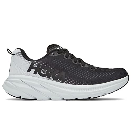 1121371 HOKA Women's Rinse 3 Running Shoes, Black/White, Size 9.5 Like New