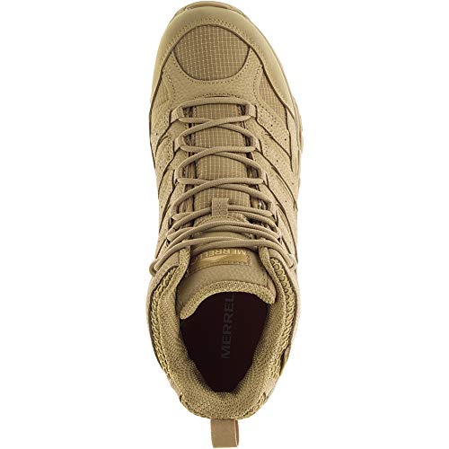 J15849W Merrell Men's Moab 2 Mid Waterproof Boots - SIZE 9 Wide - COYOTE - Like New