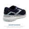 BROOKS WOMEN'S GHOST 15 NEUTRAL RUNNING SHOE - PEACOAT/PEARL/SALT AIR - SIZE 6 - Like New