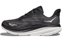 HOKA ONE ONE WOMEN'S CLIFTON 9 RUNNING SHOES 1127896-BWHT SIZE 10 - BLACK/WHITE Like New