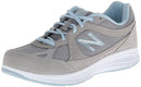 WW877SB NEW BALANCE WOMEN'S V1 WALKING SHOE SILVER/SILVER SIZE 7 EXTRA WIDE - Like New