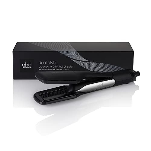 GHD DUET STYLE POWER COUPLE DUET 2-IN-1 HOT AIR HAIR STYLER - BLACK Like New