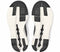 26.99265 On Running Cloudnova Men's Shoes Black/White Size 8 - Like New