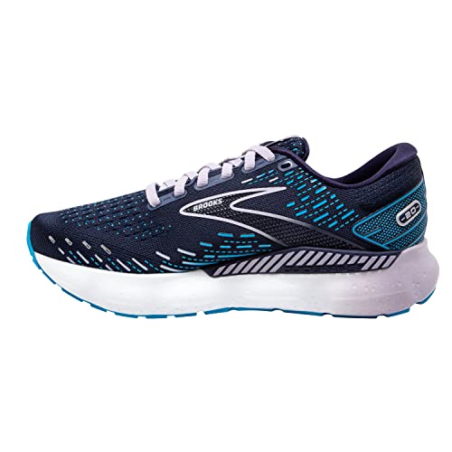 Brooks Women's Glycerin GTS 20 Running Shoe PEACOAT/OCEAN/PASTEL LILAC Size 9.5 - Like New