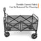 NEOTEC COLLAPSIBLE-FOLDING-WAGON WAGON CART HEAVY DUTY FOLDABLE OUTDOOR UTILITY Like New