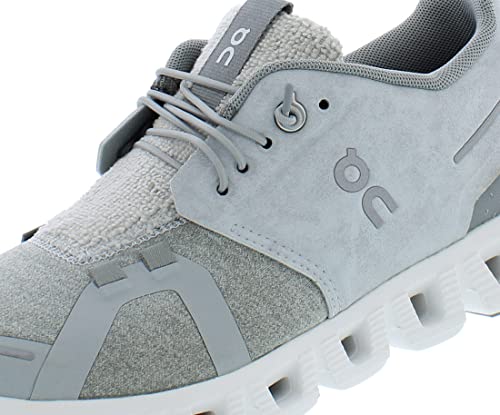 ON CLOUD 5 TERRY SNEAKERS - SIZE 11 WOMEN - GLACIER/LUNAR - Like New