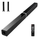 MZEIBO Sound Bars TV Split Soundbar Bluetooth Surround Sound System BLACK - Brand New