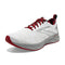 1203831B192 Brooks Levitate 6 Women's Running Shoes, WHITE/RED/SILVER, SIZE 9.5 Like New