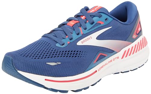 BROOKS WOMEN’S ADRENALINE GTS 23 SUPPORTIVE SHOE -BLUE/RASPBERRY/WHITE - SIZE 10 - Like New