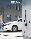 GODIAG LEVEL 1+2 EV CHARGER ETL CERTIFIED 110V-240V 16 AMP 20FT - WHITE - Like New