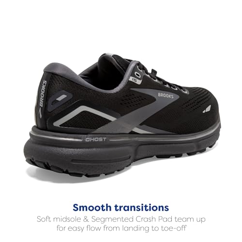 Brooks Women's Ghost 15 GTX Waterproof Neutral Running Shoe Black/Alloy Size 8.5 - Like New