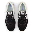 NEW BALANCE 997H V1 MEN'S CLASSIC SHOES, SIZE 7.5, BLACK/SEA SALT - Like New