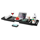 Luxury Bamboo Bathtub Caddy Tray Yongsenina Premium 1-2 Person Bath Tray - Black - Brand New
