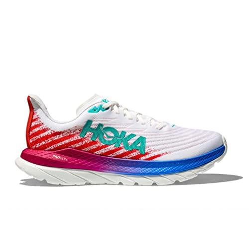 1127893 HOKA MEN'S MACH 5 RUNNING SHOE WHITE FLAME SIZE 14 - Like New