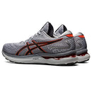 1011B359 ASICS Men's Gel-Nimbus 24 Shoes, Size 13, Sheet Rock/Cherry Tomato Like New