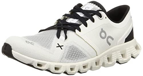ON RUNNING CLOUD X 3 - SIZE 6 - WOMENS - WHITE/BLACK - Like New