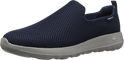 SKECHERS PERFORMANCE GO WALK MAX MEN'S SLIP ON SHOES SIZE 9.5 (NAVY/GRAY) Like New