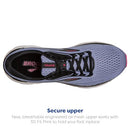BROOKS WOMEN’S TRACE 2 NEUTRAL SHOE - PURPLE IMPRESSION/BLACK/PINK - SIZE 9.5 - Like New