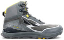 AL0A4VQH270 ALTRA MEN'S LONE PEAK ALL-WEATHER MID, SIZE 9 - GRAY/YELLOW - Like New