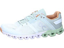 ON RUNNING MEN'S CLOUDFLOW RUNNING SHOE - ALOE/WHITE - SIZE 8 - Like New