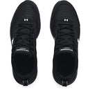 3024590 Under Armour Mens Charged Assert 9 Running Shoe Black/White Size 8 Like New