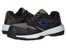 New Balance Men's Composite Toe 589 V1 Shoe Black/Toro Red - Size 11.5 Wide Like New