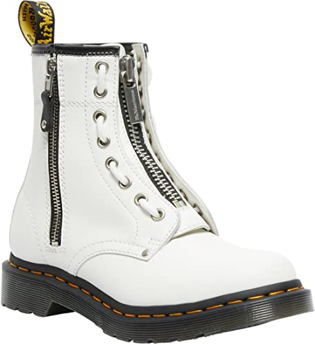 1460TZ Dr. Martens Women's 1460 Twin Zip Fashion Boot White Sendal Size 8 Like New