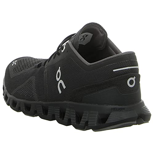 40.99706 ON Cloud X Men's Running Shoes Black/Asphalt Size 12.5 - Like New