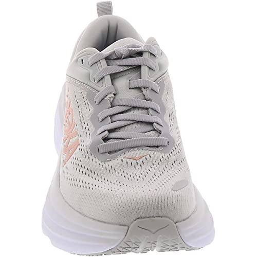1127952 HOKA ONE ONE Women Bondi 8 Textile Cloud Harbor Mist Lunar Rock Size 9.5 - Like New