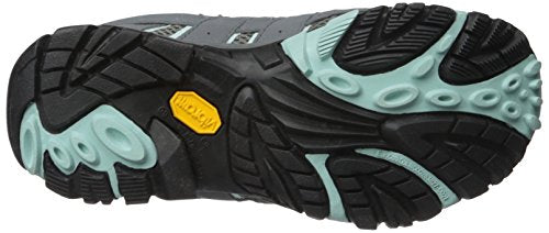 J06060 Merrell womens Moab 2 Mid Gtx Hiking Boot, Grey Sedona Sage, Size 8.5 - Like New