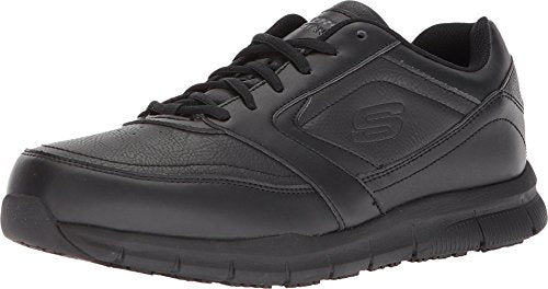 SKECHERS MEN'S NAMPA FOOD SERVICE SHOE - BLACK - SIZE 10 Like New