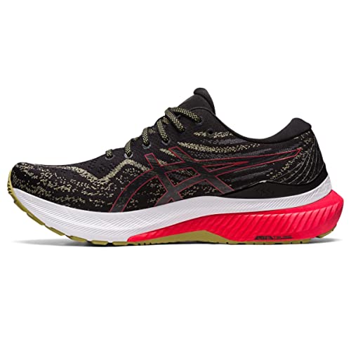 1011B440 ASICS Men's Gel-Kayano 29 Running BLACK/ELECTRIC RED SIZE 10 Like New