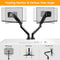 ErGear Dual Monitor Desk Mount up to 35 inches Screens Max 26.4lbs Capacity Each Like New