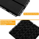 ASTEROUTDOOR Interlocking Deck Tiles Plastic Waterproof Outdoor Flooring 12"x12" - Like New