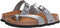 1013867 BETULA SANDAL METAL SILVER SIZE MEN 7 WOMEN 9 - Like New