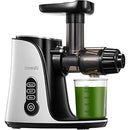 Juicer Machines, Brewsly 3-Mode 2-Speed Slow Masticating Juicer - Fresh White - Brand New