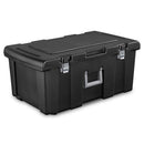 Sterilite Footlocker Stackable Storage Bin with Latching Lid Wheels B00ESLT6NE - Brand New