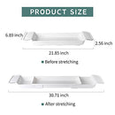 2pcs Adjustable Bathtub Caddy Tray Bath Tub Table Caddy 1W/1B Bracket - Brand New