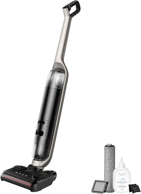 EUFY MACH V1 Ultra All-in-One Cordless StickVac Steam Mop T2770111 - Black Like New