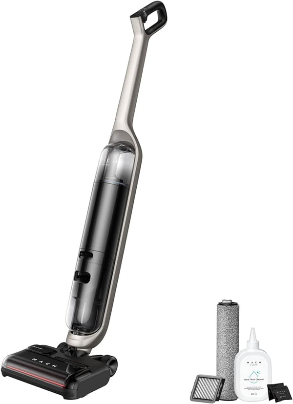 EUFY MACH V1 Ultra All-in-One Cordless StickVac Steam Mop T2770111 - Black - Brand New