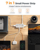 TESSAN Flat Plug Extension Cord 10FT Surge Protector Power Strip, 900 Joules - Like New