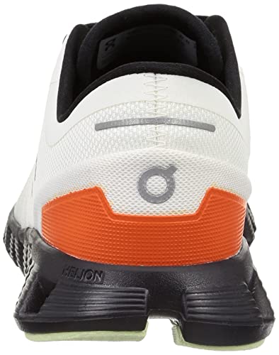 60.98699 On Men's Cloud X 3 Sneakers, Ivory/Flame, Size 9.5 - Like New