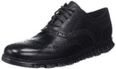 C20719 COLE HAAN MEN'S ZEROGRAND WING OXFORD LEATHER SHOES BLACK SIZE 12 - Like New